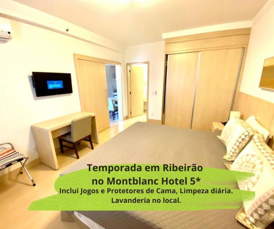 Flat Completo Com Servicos Em Hotel 5 Estrelas Рібейран-Прету Екстер'єр фото